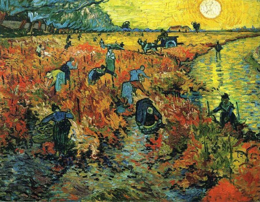 Vincent van Gogh, Red Vineyards at Arles, 1888